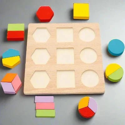 Puzzle en bois - WoodStack™ - Formes Géométriques - Galaxiejouets