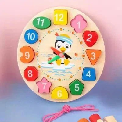 Jouet en Bois - WoodenToys™ - Horloge - Galaxiejouets