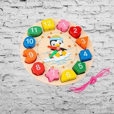 Jouet en Bois - WoodenToys™ - Horloge - Galaxiejouets