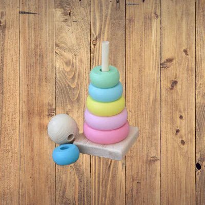 Jouet en Bois - WoodenToys™ - Tour Macaron - Galaxiejouets