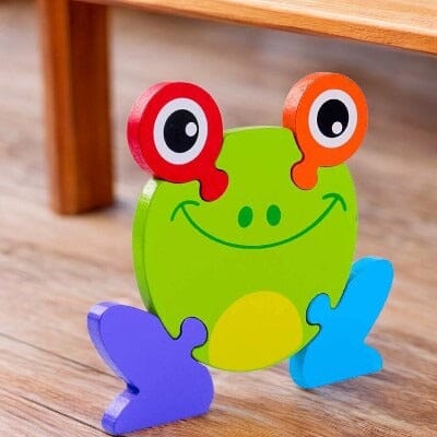 Puzzle en Bois - PuzzlePals™ - Grenouille - Galaxiejouets