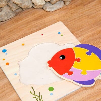 Puzzle en Bois - PuzzlePals™ - Poisson - Galaxiejouets