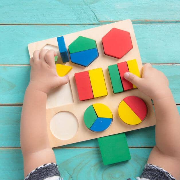 Puzzle en bois - WoodStack™ - Formes Géométriques - Galaxiejouets