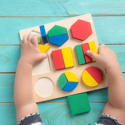 Puzzle en bois - WoodStack™ - Formes Géométriques - Galaxiejouets